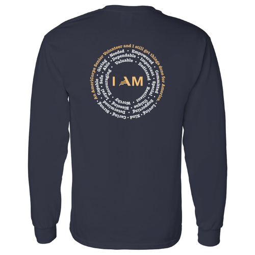 I Am Longsleeve -- Navy