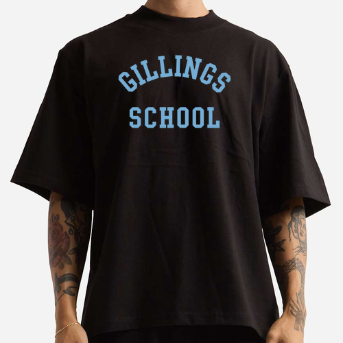 Shaka Wear Max Heavyweight Oversized T-Shirt -- Black