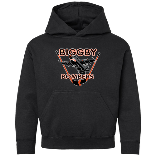 Youth Pullover Fleece Hoodie -- Black