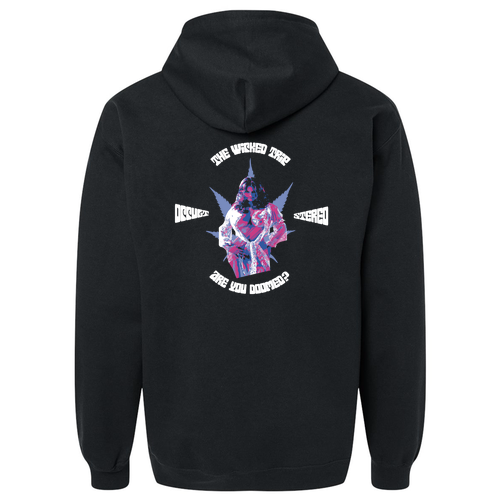Gildan Midweight Fleece Adult Full Zip Hooded Sweatshirt -- Black