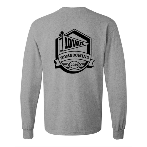 Gildan Heavy Cotton Longsleeve Basic T-Shirt -- Sport Grey