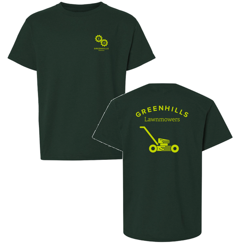 Youth Gildan DryBlend 50/50 T-Shirt -- Forest Green