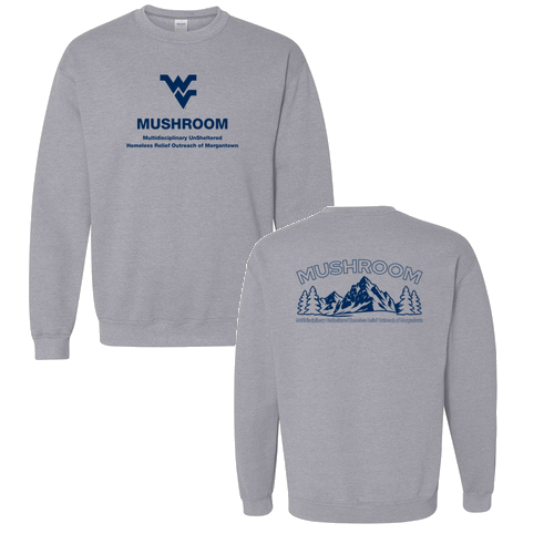 Gildan Heavy Blend Crew Neck Sweatshirt -- Sport Grey