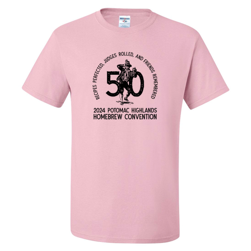 Jerzees Heavyweight 50/50 Adult T-Shirt -- Classic Pink