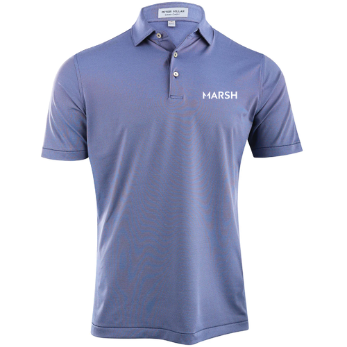 Peter Millar Solid Stretch Polo -- Bluebird