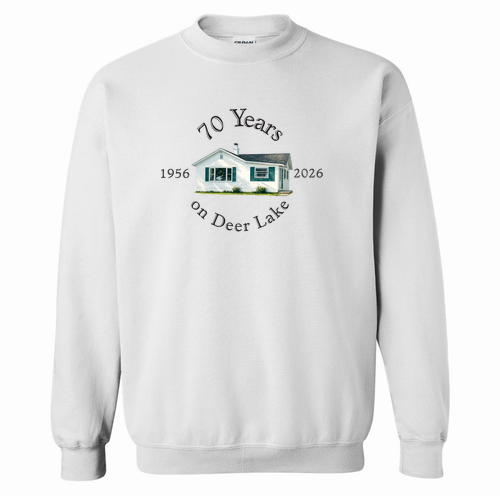 Gildan Heavy Blend Crew Neck Sweatshirt -- White