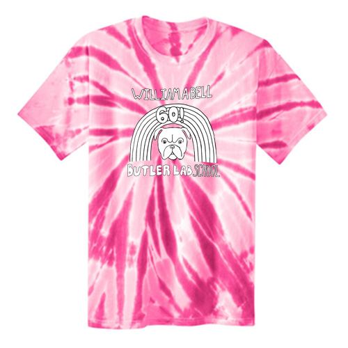 Port and Company Tie Dye Tee Youth -- Pink