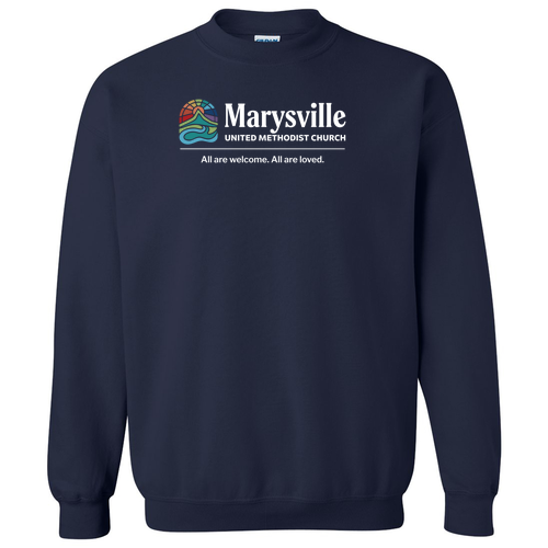 Gildan Heavy Blend Crew Neck Sweatshirt -- Navy