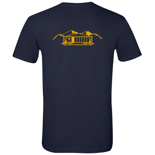 Screen Printed Gildan SoftStyle T-Shirt -- Navy