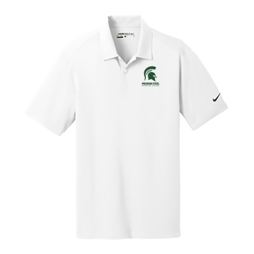 Nike Golf Dri Fit Vertical Mesh Polo -- White