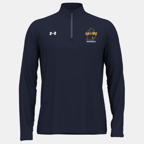 Under Armour Men's Team Tech Quarter-Zip -- Midnight Navy / White