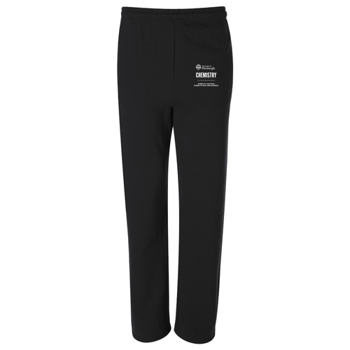Jerzees Open Bottom Sweatpants w. Pockets -- Black