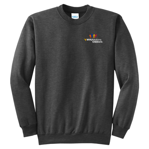 Port and Company Classic Crewneck Sweatshirt -- Dark Heather Grey