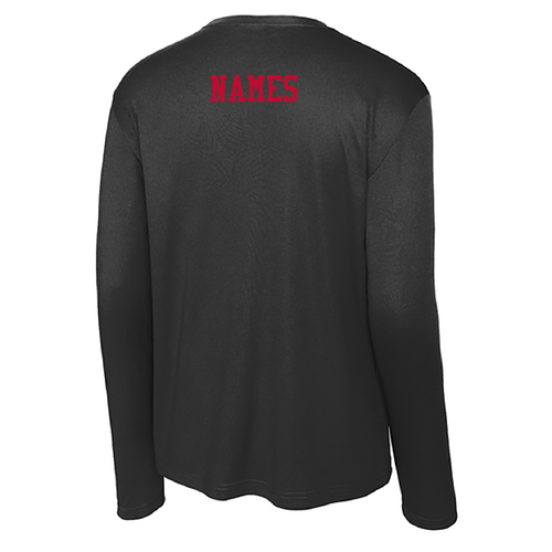 Sport Tek Long Sleeve Wicking Competitor Tee -- Black
