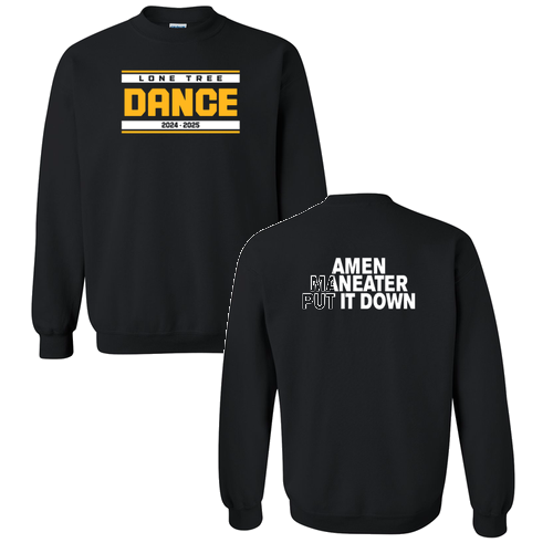 Gildan Heavy Blend Crew Neck Sweatshirt -- Black