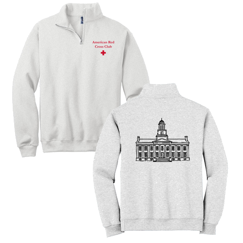 Jerzees 1/4 Zip Cadet Sweatshirt -- Ash