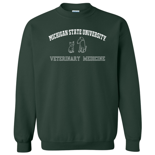 Gildan Heavy Blend Crew Neck Sweatshirt Cat and Dog