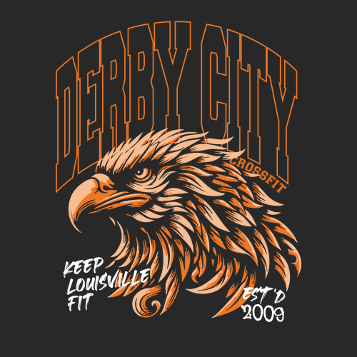 Derby City Eagle Tie Dye Tee -- Black