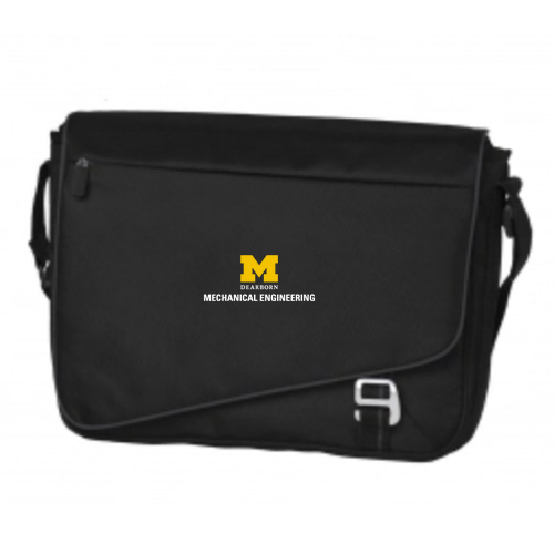 Port Authority Transit Messenger Bag -- Black / Deep Smoke
