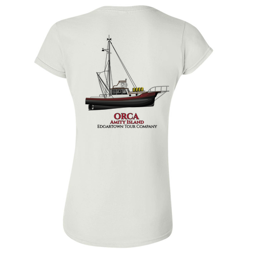 Ladies ORCA Tee -- White