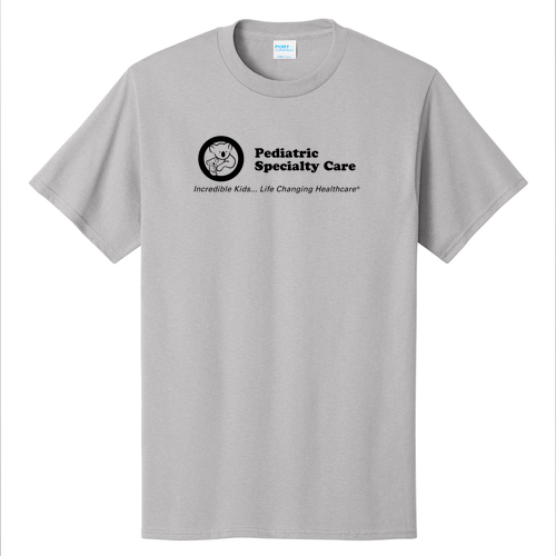 Port and Company 5.4 oz Cotton T-Shirt -- Silver