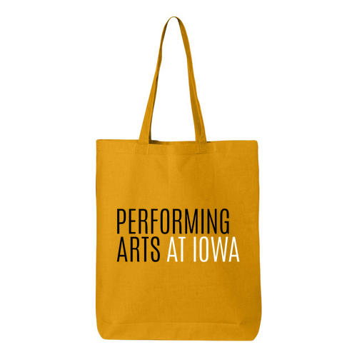 [HIDE] Q-Tees Tote Bag with Bottom Gusset -- Gold