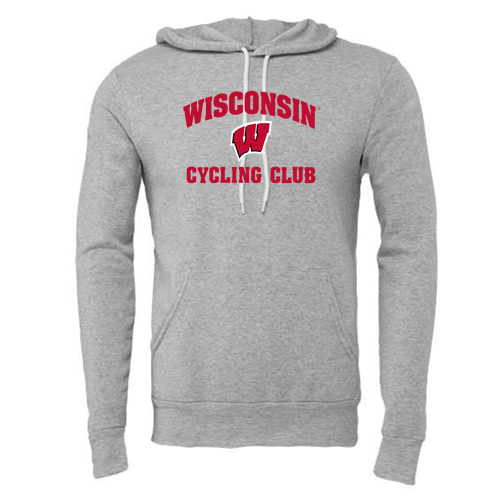 Wisconsin Cycling Club Hoodie -- Athletic Heather