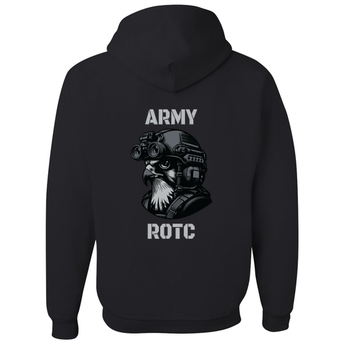 Jerzees 8 oz 50/50 Nublend Adult Hooded Sweatshirt -- Black