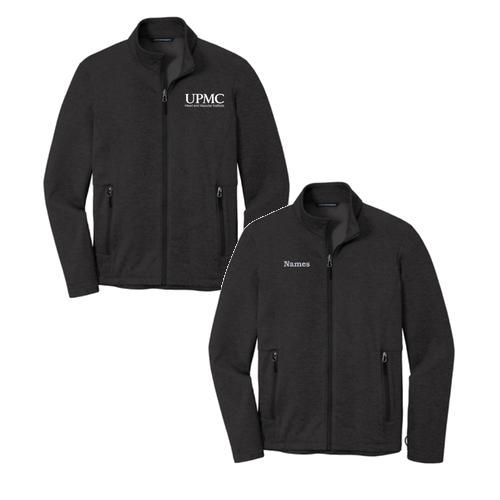 HVI Port Authority Fleece Jacket -- Deep Black Heather