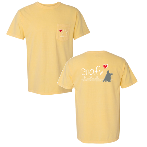 Comfort Colors Short Sleeve Pocket Tee -- Butter