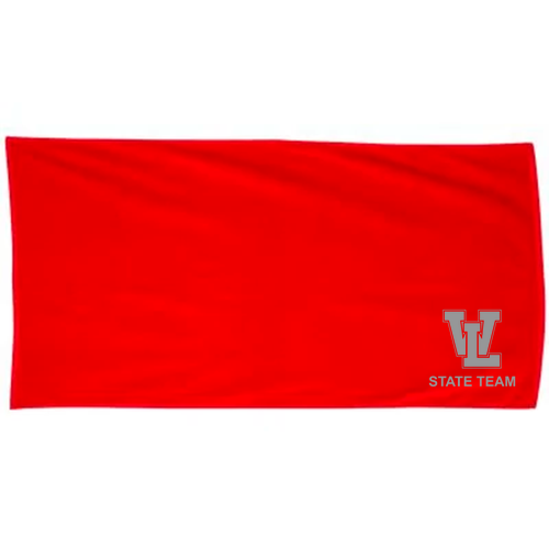 Port & Company Beach Towel -- Red
