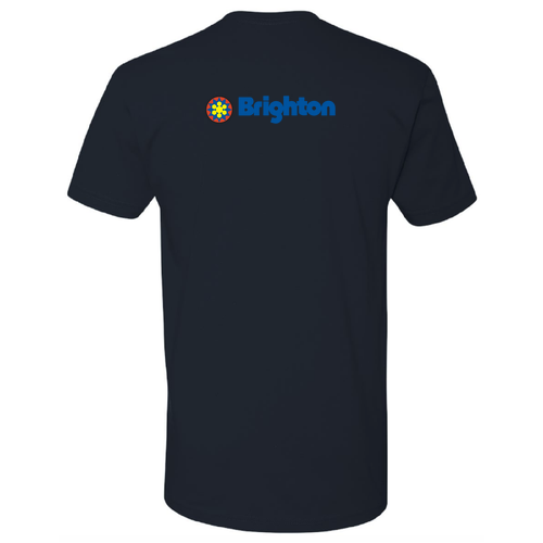 Brighton Logo 2 Full color -- Short Sleeve Midnight Navy