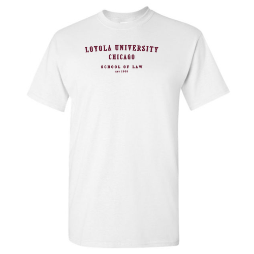 School Of Law Basic T-Shirt -- White