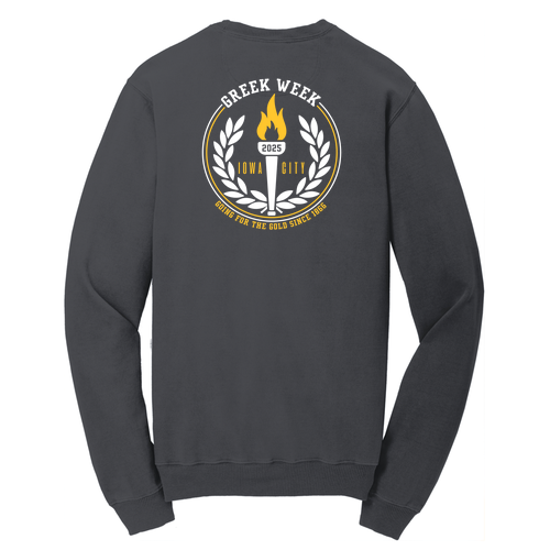 Port & Company Pigment Dyed Crewneck Sweatshirt -- Coal