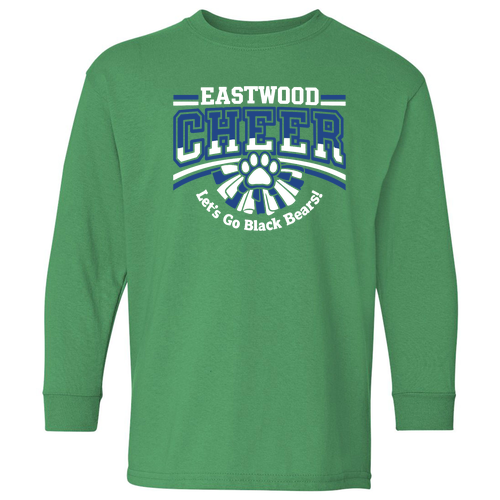 Youth Gildan Heavy Cotton Longsleeve -- Irish Green