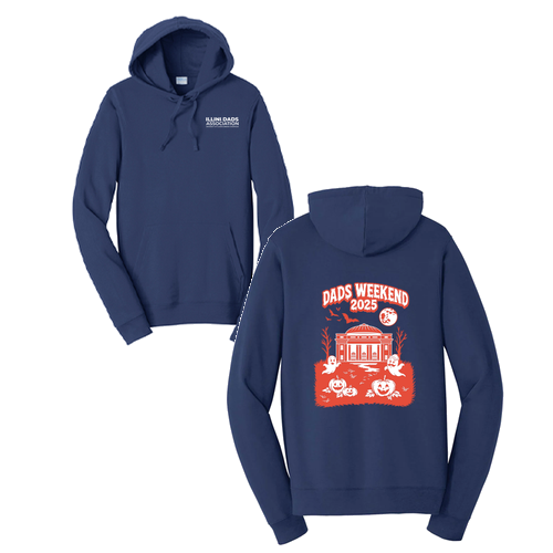 Pullover Hooded Sweatshirt -- Team Navy