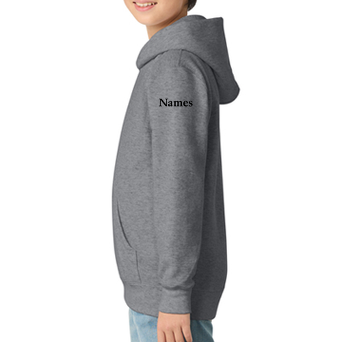 Port and Company Youth Pullover Hooded Sweatshirt -- Athletic Heather