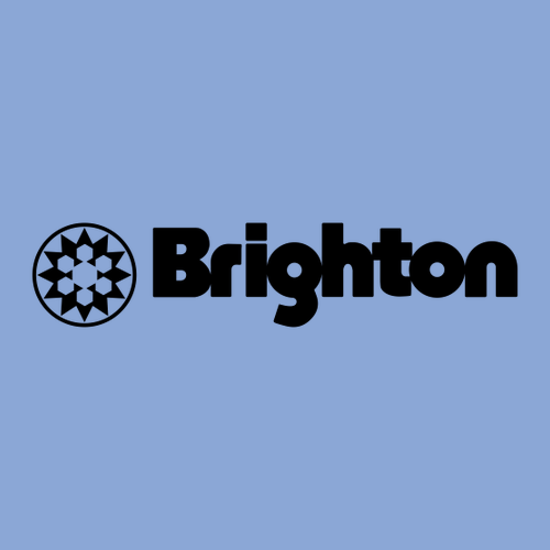 Brighton Logo 1 black Ink -- Crewneck Sweatshirt Carolina Blue