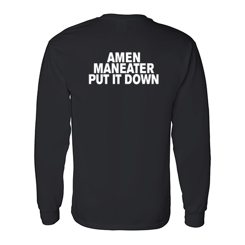 Gildan Heavy Cotton Longsleeve Basic T-Shirt -- Black