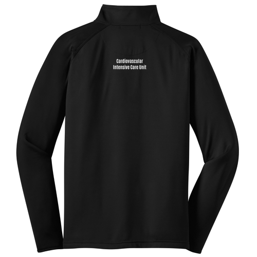 Sport Tek Sport Wick Stretch Half Zip Pullover -- Black