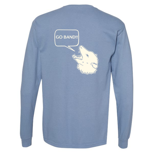 Comfort Colors Ringspun Long Sleeve Tee -- Washed Denim