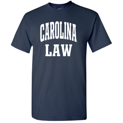 Gildan Heavy Cotton Basic T-Shirt -- Navy -- Carolina Law