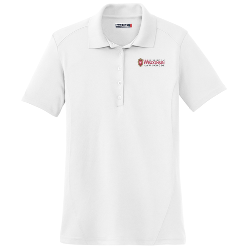 Sport-Tek Ladies Dry Zone Raglan Accent Polo -- White