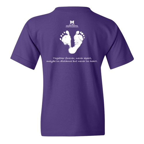 Gildan Heavy Cotton Basic Youth T-Shirt -- Purple