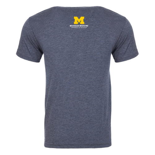 Next Level Soft Fitted Triblend Tee -- Vintage Navy