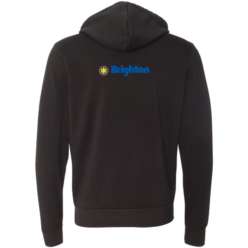 Brighton Logo 2 Full color -- Pullover Hooded Sweatshirt Black