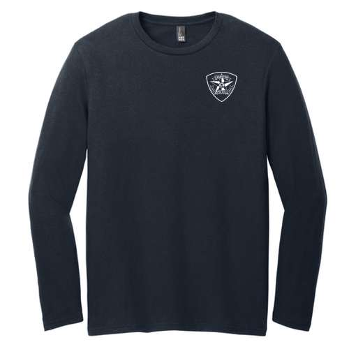 Evanston Police Long Sleeve Tee -- New Navy