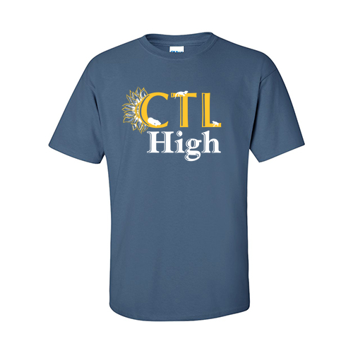 Gildan Ultra Cotton Basic T-Shirt -- Indigo Blue