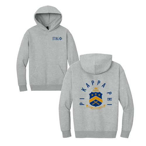 District V.I.T. Heavyweight Fleece Hoodie -- Light Heather Grey