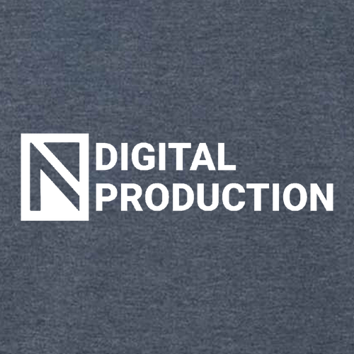Embroidered Digital Production Bella Canvas Unisex Full-Zip Hooded Sweatshirt -- Heather Navy
